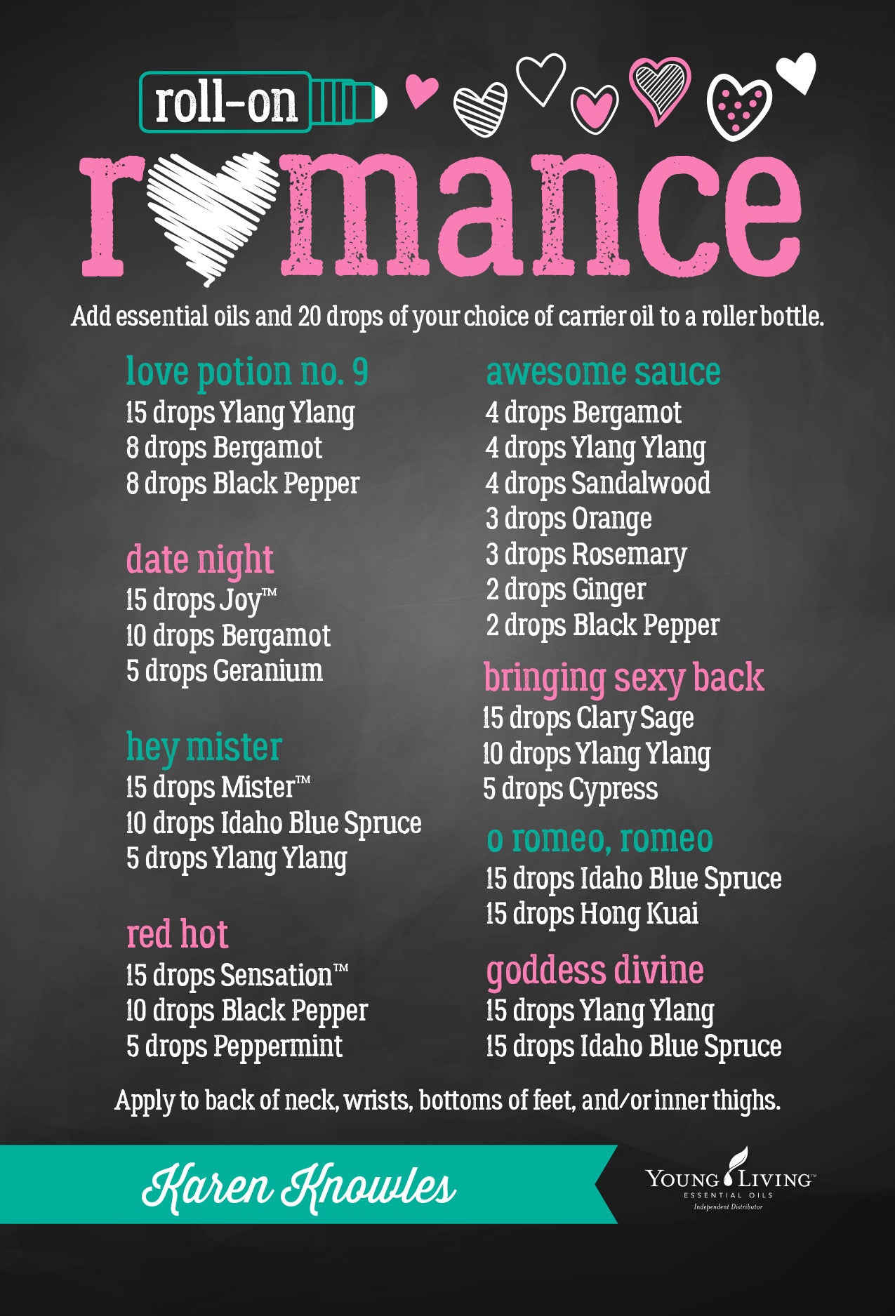 Romantic Scents- DIY Essential Oil Roll On Recipes