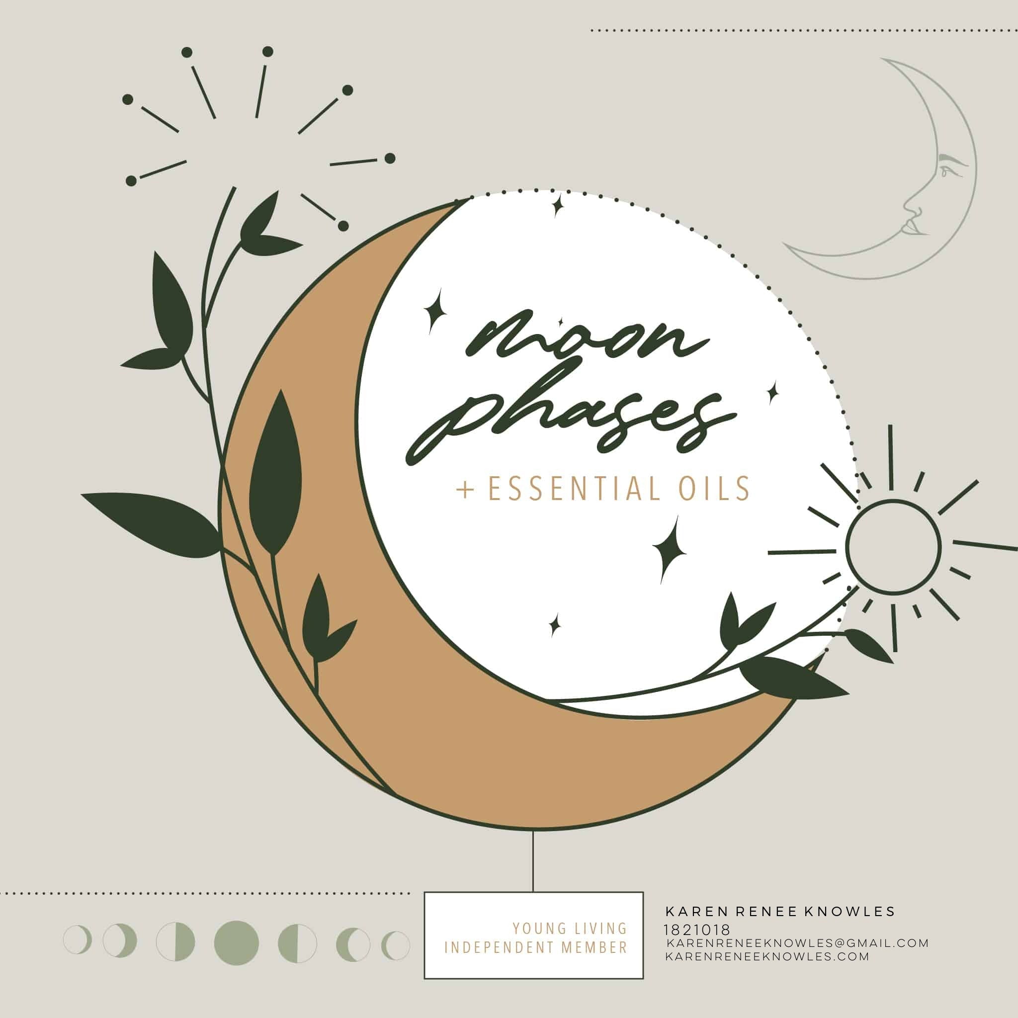 Using Essential Oils with Moon Phase Energies