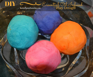Simple DIY Essential Oil Infused Play Dough