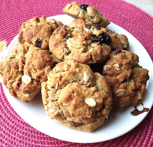 Outrageous Chocolate Chip and Cranberry Raisin Cookies Recipe