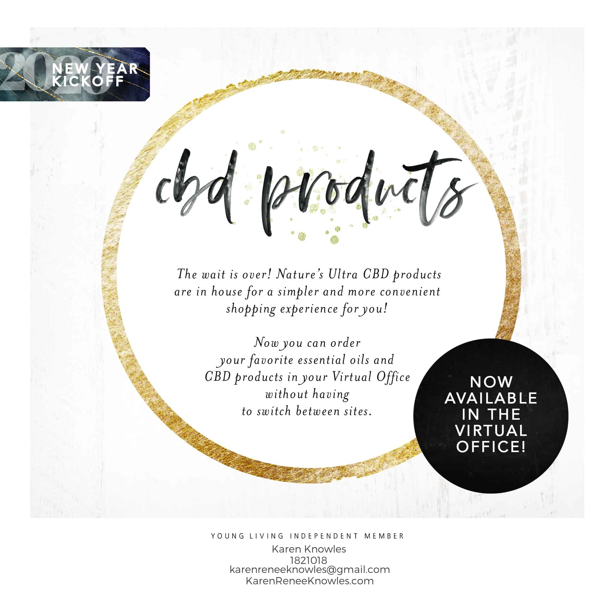 2020 Young Living CBD Oil Kick Off!!!