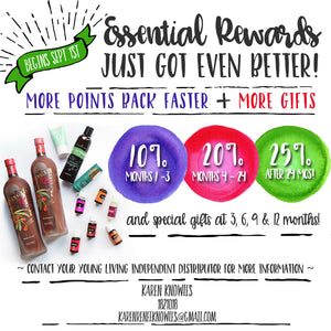 September Young Living Specials and Essential rewards update :)