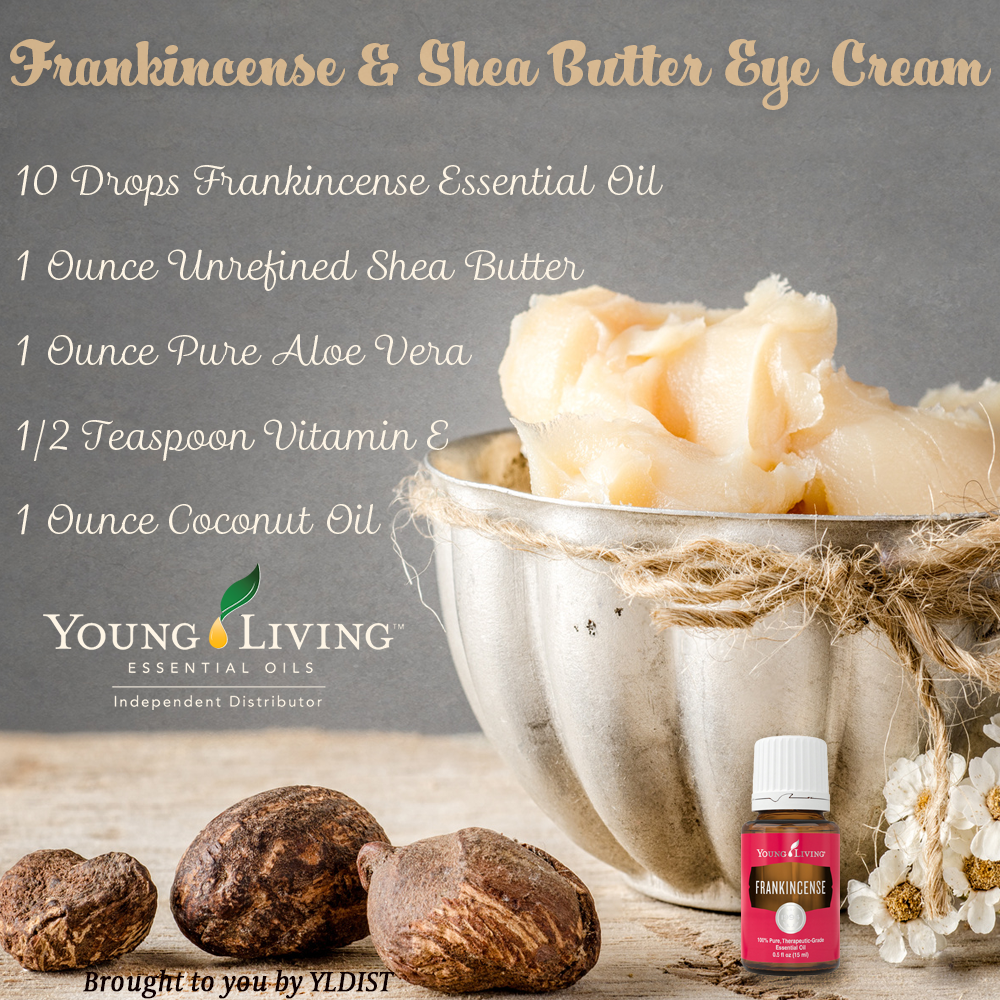 DIY Shea Butter & Frankincense Eye Cream