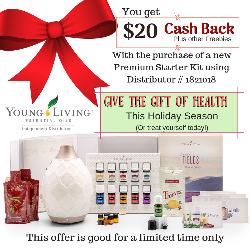 Holiday Promo Special -- $20 Cash Back on Premium Starter Kits!