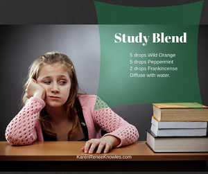 Homework Helper/ Study Blend (essential oils diffuser recipe)