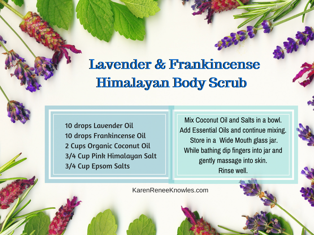 Lavender & Frankincense Himalayan Body Scrub
