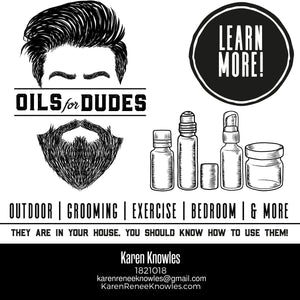 Oils for Dudes- Just in time for Father's Day!