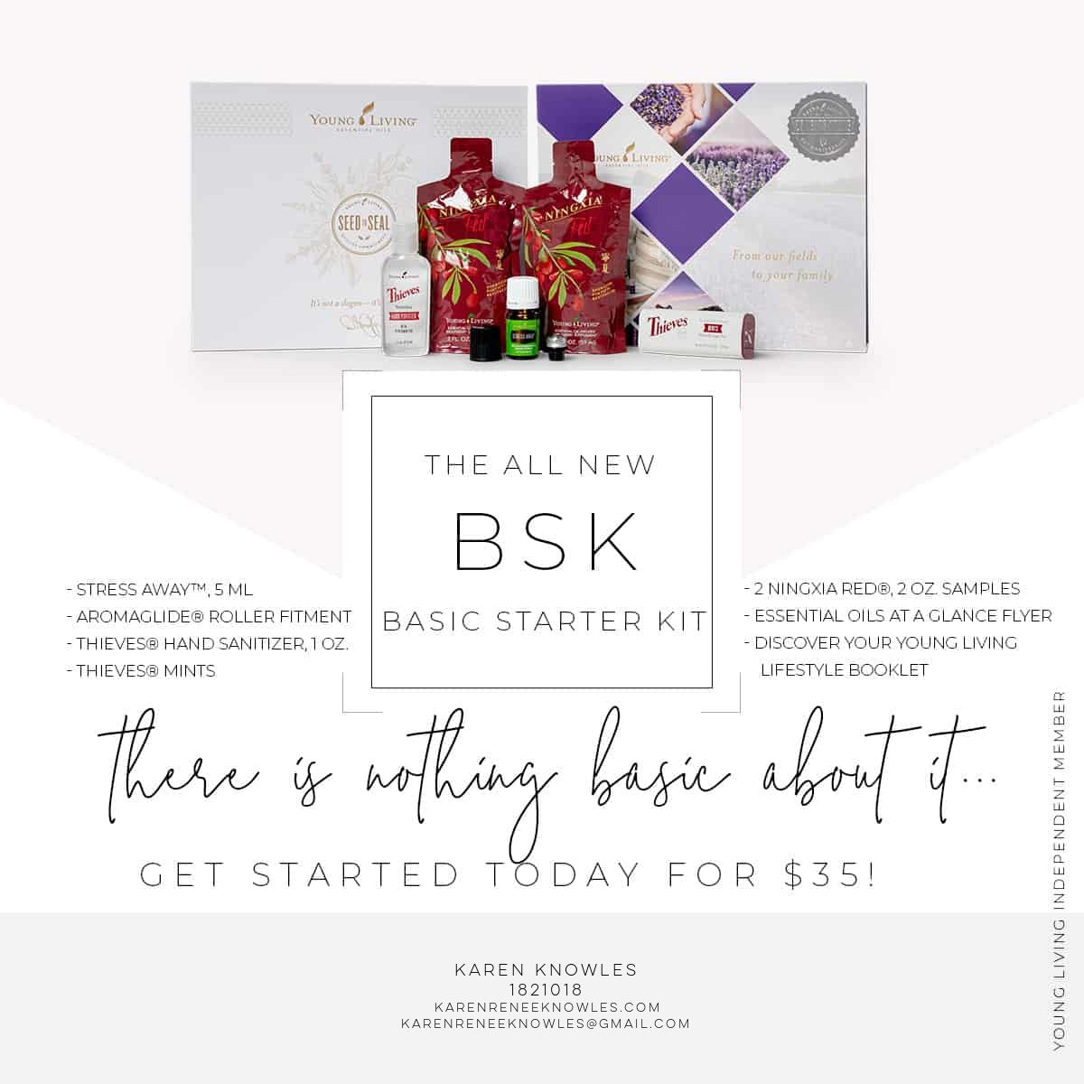 Inside Peak at The Basic Starter Kit by Young Living