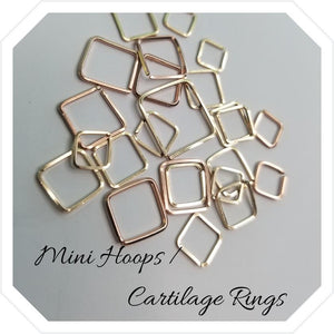 Mini Hoop / Cartilage Rings