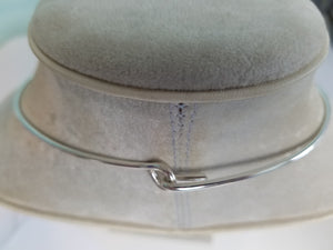 12 gauge Argentium Silver Neckwire