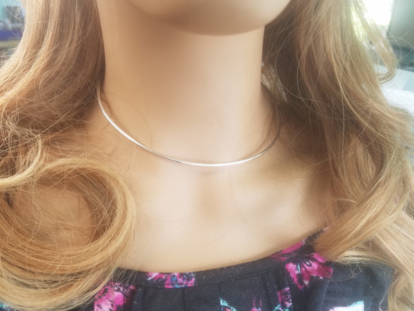 14 gauge Argentium Silver Neckwire