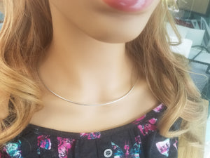 16 gauge Argentium Silver Neckwire