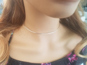 16 gauge Argentium Silver Neckwire
