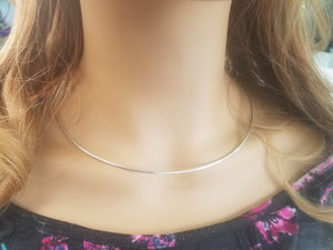 16 gauge Argentium Silver Neckwire