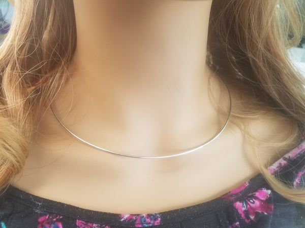 16 gauge Argentium Silver Neckwire