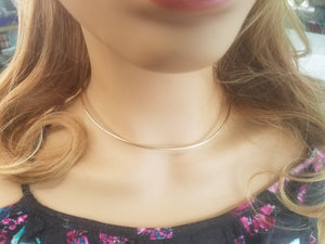 16 gauge 14k Yellow or Rose Gold Filled Neckwire