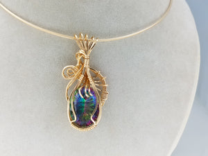 Magnificent Sparkly Faceted Mystic Topaz Pendant