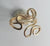 Unique 14 kt Gold Filled Wire Sculpted Ring - Adjustable sizing