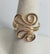 Unique 14 kt Gold Filled Wire Sculpted Ring - Adjustable sizing