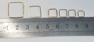 Square Cartilage Mini Hoop Earring