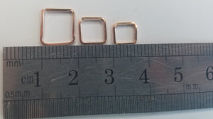 Square Cartilage Mini Hoop Earring