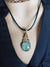 Faceted Natural Aquamarine Gemstone Pendant