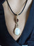 Chatoyant Pearl Shell w/ Garnet Accent Pendant