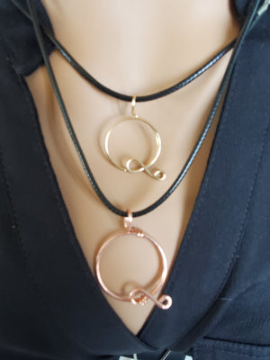 Letter Q Initial Pendant