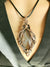 Maury Mountain Agate Pendant Artistically Sculpted in Pure Copper Wire