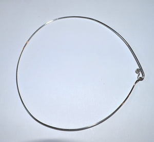 16 gauge Argentium Silver Neckwire