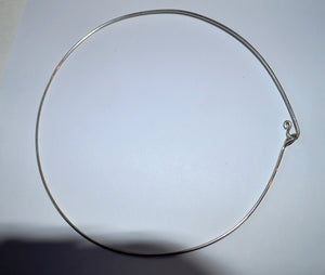 14 gauge Argentium Silver Neckwire