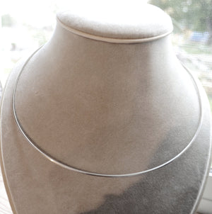 14 gauge Argentium Silver Neckwire