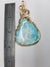 Large Natural Dominican Larimar Pendant