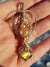 SunStone and Labradorite Gems Hand Sculpted together in Argentium Silver (tarnish resistant) Wire