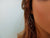 Unique Argentium Silver (tarnish resistant) Swirly Dangle Beaded Earrings