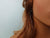 Unique Argentium Silver (tarnish resistant) Long Swirly Dangle Beaded Earrings