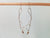 Unique Argentium Silver (tarnish resistant) Long Swirly Dangle Beaded Earrings