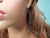Unique Argentium Silver (tarnish resistant) Long Swirly Dangle Beaded Earrings