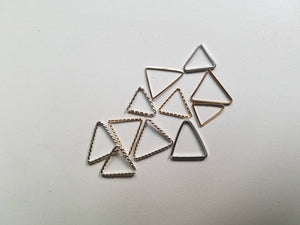 Triangular Shape Earring -Cartilage Ring in 20, 18, 16 gauge