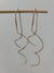 Twist On Minimalist Threader Earrings hand sculpted in 14kt Gold Filled Wire