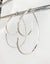 Medium Swirl Minimalist Threader Earrings hand sculpted in Argentium Silver (tarnish resistant)
