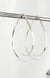 Teardrop Minimalist Threader Earrings hand scuplted in Argentium Silver (tarnish resistant)