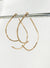 TearDrop Swoop  Style Minimalist Threader Earrings hand sculpted in 14kt Gold Filled Wire