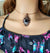 Natural Petrified Wood Gemstone Hand Sculpted in Pure Copper Wire