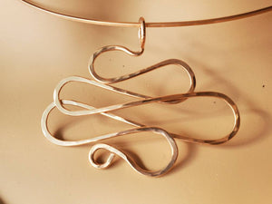 Rose Gold Filled Wire Pendant (now known as the Oops Pendant)