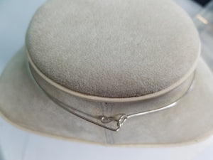 18 gauge Argentium Silver Neckwire